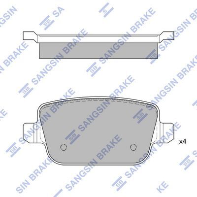 ARKA FREN BALATA LAND ROVER FREELANDER 06- / FORD MONDEO IV 07- / FOCUS II. GALAXY II. S-MAX / VOL VO S80 10- . XC70 07-