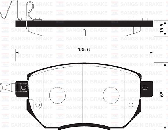 ÖN FREN BALATA NISSAN MURANO 3.5L VQ35 Z50 03-08 / INFINITI FX35 FX45 02-