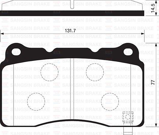 DİSK FREN BALATASI ÖN HONDA CIVIC 2.0 08-15