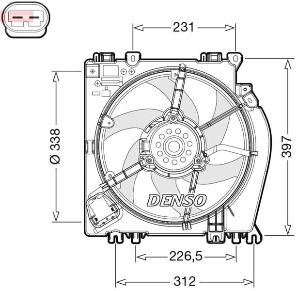 FAN. RADİATOR NISSAN MICRA III K12 03-10