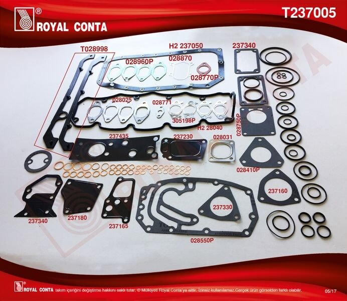 MOTOR TAKIM CONTA SKC SİZ DUCATO 2.5 D 94-02