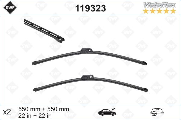 SİLECEK SÜPÜRGESİ ÖN A4-A6 550 x 550 mm