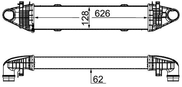 TURBOSARJ RADYATORU MERCEDES W204 S204 C204 W212 C207 R172