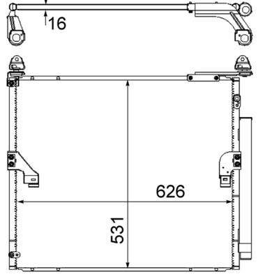A/C-Kondensator TOYOTA LAND CRUISER