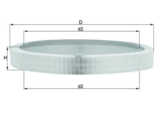 HAVA FILTRESI MERCEDES M102 W201 W124 S124 C124