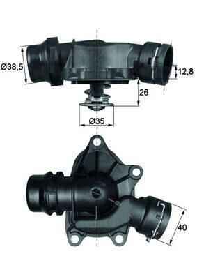 TERMOSTAT 88 BMW E38 E39 M57 D30