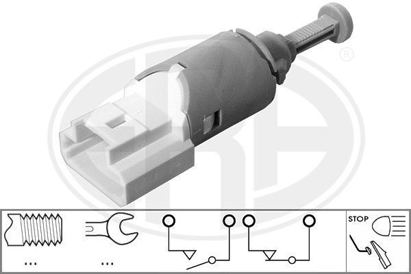 FREN PEDAL MÜŞÜRÜ RENAULT CLIO III 05 12 CLIO IV 12 CAPTUR I 12 KANGOO 05 LAGUNA II 01 07 DACIA LOGAN I-II 06 18 SANDERO I-II 08 18 DUSTER I-II 10 21 OPEL VİVARO B 06 14 4 FİŞLİ