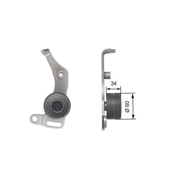 EKSANTRİK GERGİ RULMANI DUCATO-BERLINGO-JUMPY-JUMPER-205-306-405-PARTNER-BOXER-SCUDO-XSARA1.9D-1.9TD