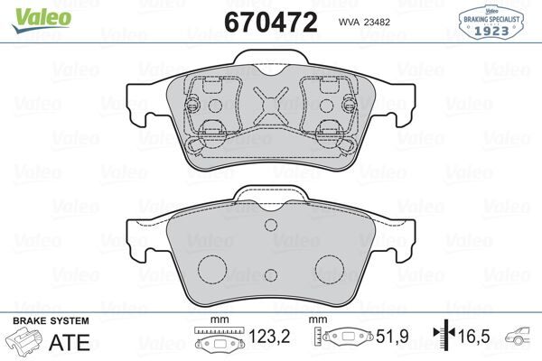 ARKA BALATA LGN II 01 MGN II-LATITUDE-VECTRA C 03 FOCUS II 05 CONNEC 06 CMAX06 PRIMERA 02 GDB3292
