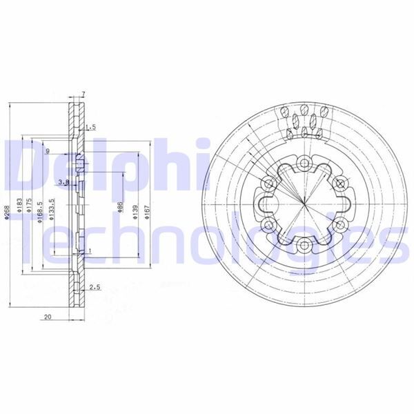 FREN DİSKİ ÇİFTLİ PAKET . DELİKLİ ÖN MAZDA E2000. E2200 05/1985 12/1992