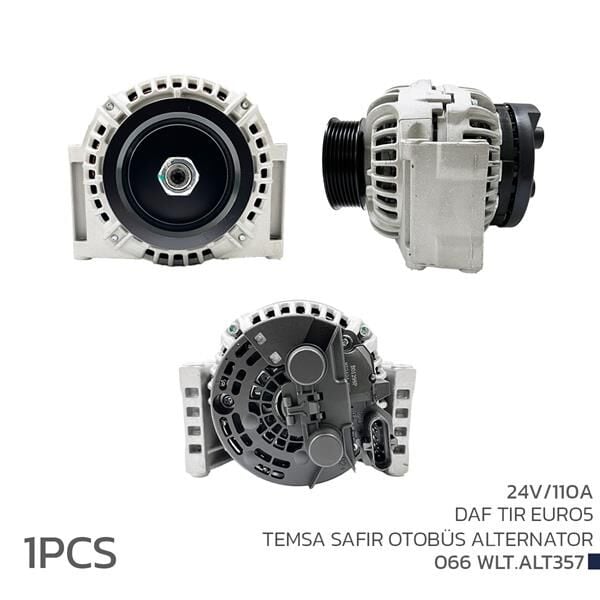 ALTERNATÖR 24V 110A DAF TIR EURO5 TEMSA SAFİR OTOBÜS