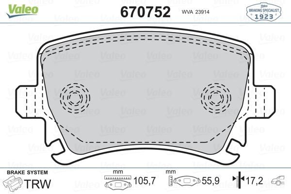 ARKA BALATA PASSAT-CC-CADDY-GOLF5-GOLF6-JETTA-A3-A6-LEON-OCTAVIA-SUPERB 04 GDB1622