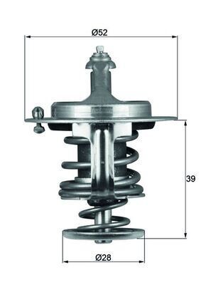 TERMOSTAT 82C FORD RANGER 01-03 VITARA 01-03