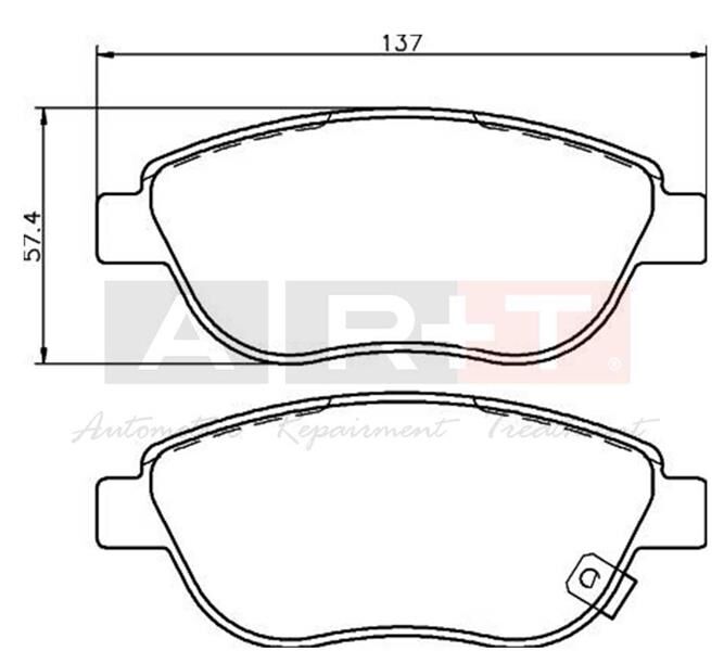 ÖN BALATA CORSA D BÜYÜK TİP 1.3 CDTI 07/06 FIAT 500L 12 0.9T 1.4 1.3D MTJ 1.6D MTJ
