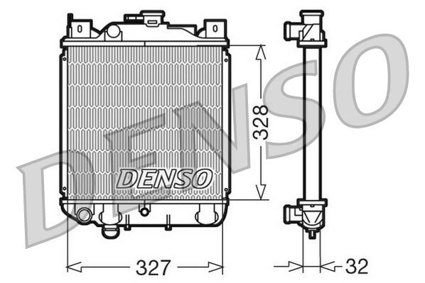 RADİATOR. ENGİNE COOLİNG SUZUKI SWIFT I 83-89