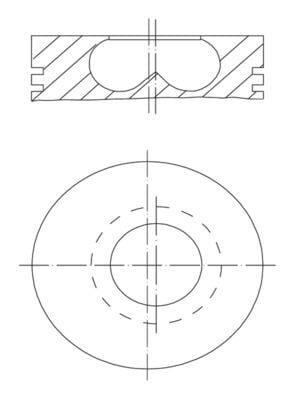 PISTON SEGMAN 84.50mm BMW B37 B47 F10 F20 F30 F40 G20 G30 G22 F32 F34 F36 G32 G11 F48 F15 MINI F54 F55 F56 F57 F60