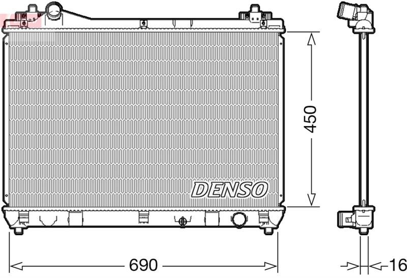 RADİATOR. ENGİNE COOLİNG SUZUKI GRAND VITARA II 05-