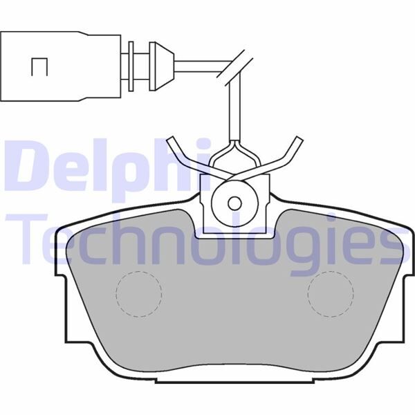 ARKA BALATA FİŞLİ TRANSPORTER T4-CARAVELLE 2.4 2.5 TDI 90-03 GDB1369