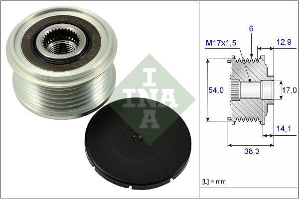 ALTERNATÖR KASNAĞI 6 KANAL 208 2008 308 T9 301 C3 III C3 PICASSO C4 II DS4 C4 CACTUS C-ELYSEE DS3 EB2