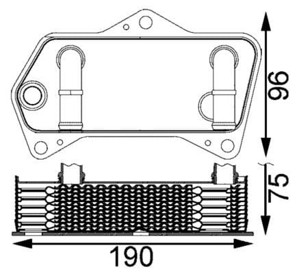 YAĞ SOĞUTUCUSU OTOMATİK ŞANZIMAN DSG GOLF-JETTA-PASSAT-CADDY-A3 2004-2013 1.4 TSI 1.9-2.0 TDI