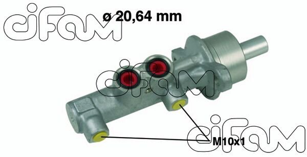 FREN ANA MERKEZİ CORSA C 00 06 COMBO C 00 12 TIGRA 04 10 22.2mm ARKA KAMPANA FREN