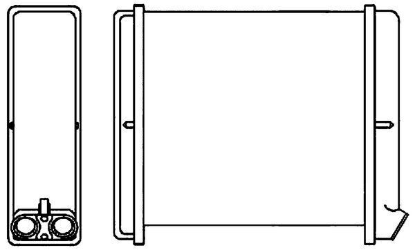 KALORİFER RADYATÖRÜ ASTRA F-CALIBRA A-VECTRA A 178x176x42