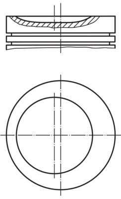 PİSTON COMPLETE 84.25 MM BMW