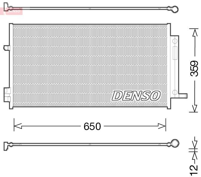CONDENSER. AİR CONDİTİONİNG JEEP RENEGADE 14-