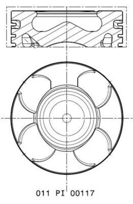 PİSTON COMPLETE 69.6 MM OPEL