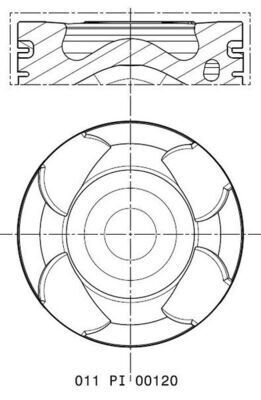 PİSTON COMPLETE 79.7 MM OPEL