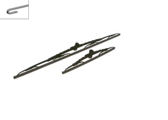 TWİN SİLECEK SETİ - 650/340 MM 654