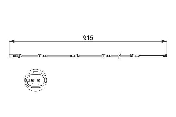 BALATA FISI ARKA BMW F10 F12 F13