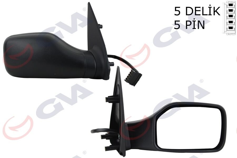 DIŞ DİKİZ AYNASI SAĞ 106 93 ELEKTRİKLİ ISITMALI KONVEKS 5 FİŞ VM-101EHR