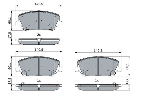 FREN BALATASI Cee d 1.0 T-GDI GT-Cee d 1.0 T-GDI Sporty Wagon-Cee d 1.4-Cee d 1.4 CRDi-Cee d 1.4 CRD