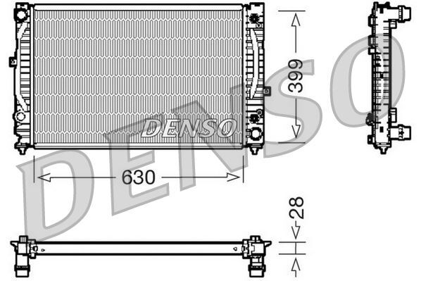 RADİATOR. ENGİNE COOLİNG AUDI A4 8D. B5 94-01