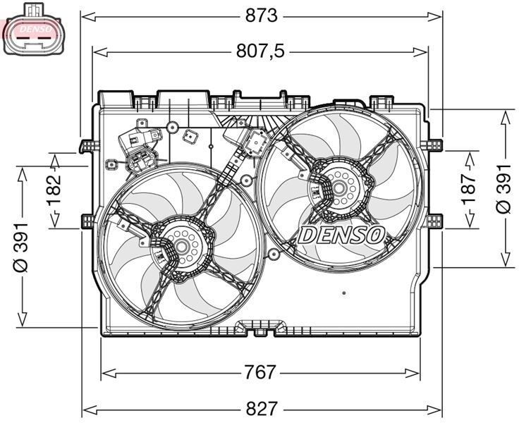 FAN. RADİATOR FIAT DUCATO 250. 290 06-