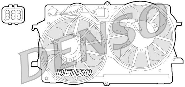 FAN. RADİATOR FORD FOCUS I 98-05