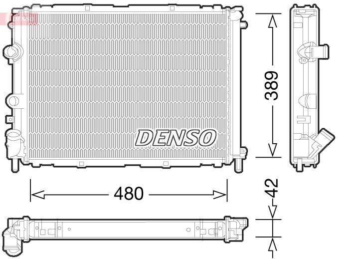 RADİATOR. ENGİNE COOLİNG RENAULT CLIO II 98-