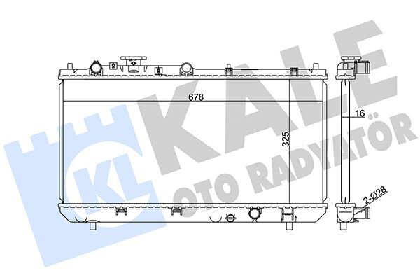 RADYATÖR MAZDA 323 F VI AL-PL-BRZ 325X678X22