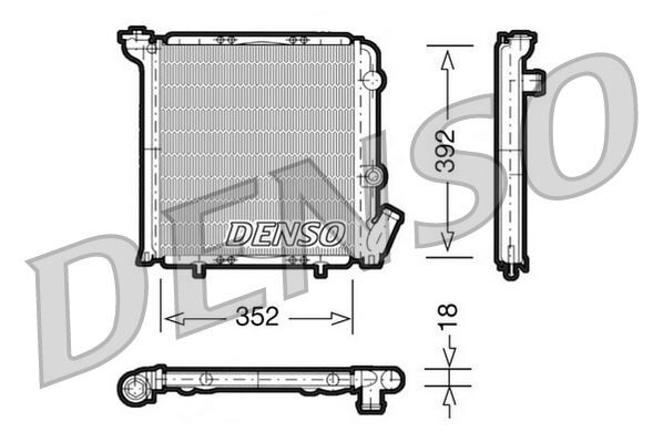 RADİATOR. ENGİNE COOLİNG RENAULT 11 83-88