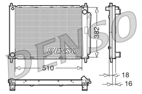 RADİATOR - MODULE - ENGİNE COOLİNG RENAULT CLIO III 05-14
