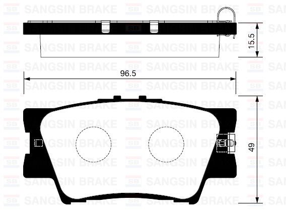ARKA FREN BALATA TOYOTA RAV4 2.0L 1AZ-FE ACA30 ACA31 06-12 / RAV4 2.0L 1AD-FTV D4-D ALA40 12-