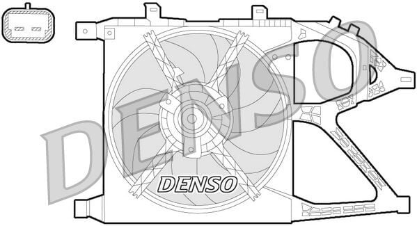 FAN. RADİATOR OPEL CORSA C 00-09