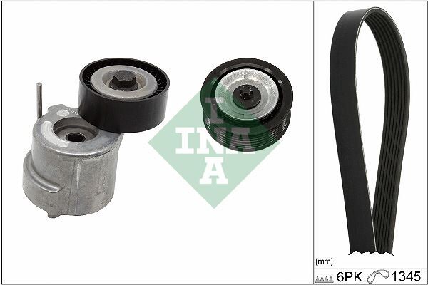 V KAYIŞ SETİ FIAT EGEA 15 500L 14 ALFA ROMEO GIULIETTA 14 1.6D MTJ 6PK 1345