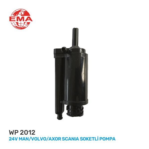 CAM SU FİSKİYE POMPASI 24V MAN-VOLVO-AXOR-SCANIA SOKETLİ