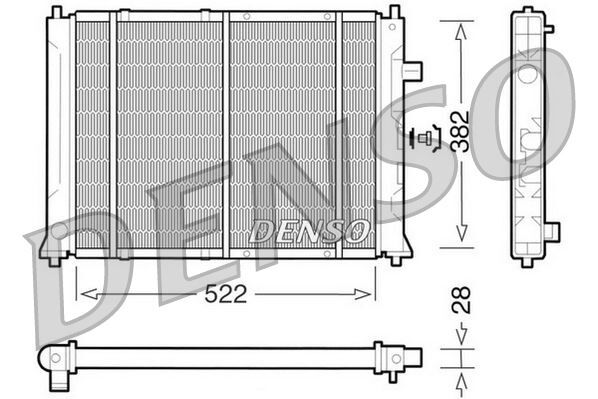RADİATOR. ENGİNE COOLİNG MG MG ZS 01-05