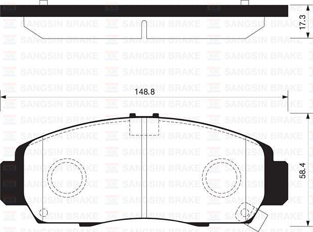 ÖN FREN BALATA HONDA CIVIC 1.6L R16A2 VTEC sedan FB7 12-15 - telli tip balata