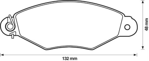 ÖN FREN BALATASI RENAULT KANGOO 97 CLIO SYMBOL I 98 CITRO N XSARA 97 02 PEUGEOT 306 96 01