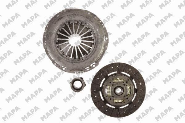 DEBRIYAJ SETI TRANSIT V184 2.4TDCI 75PS-90-PS-120PS CIFT KUTLE 5 VITES 01 06 RULMANSIZ