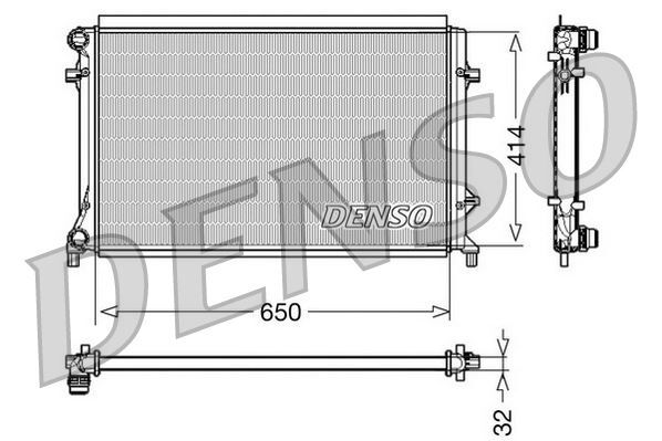 RADİATOR. ENGİNE COOLİNG AUDI A3 8P 03-13